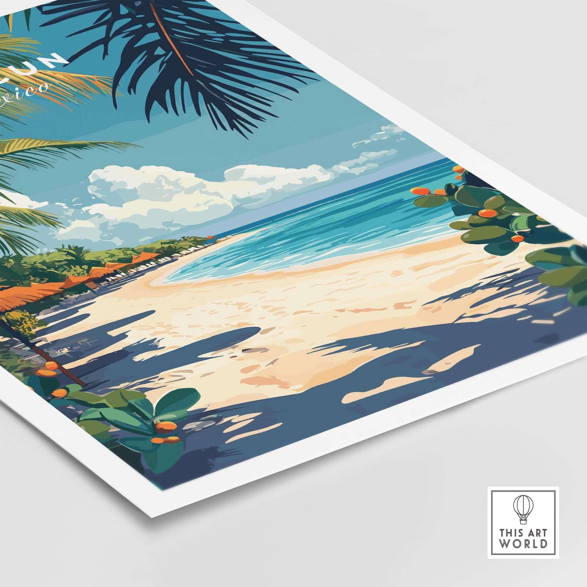 Cancun Print Cancun Wall Art Print Cancun Poster Wall Decor ...