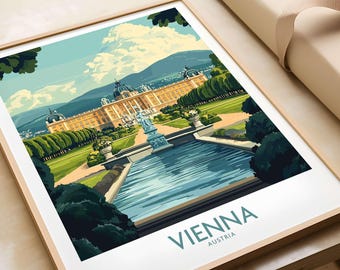 Vienna Travel Poster