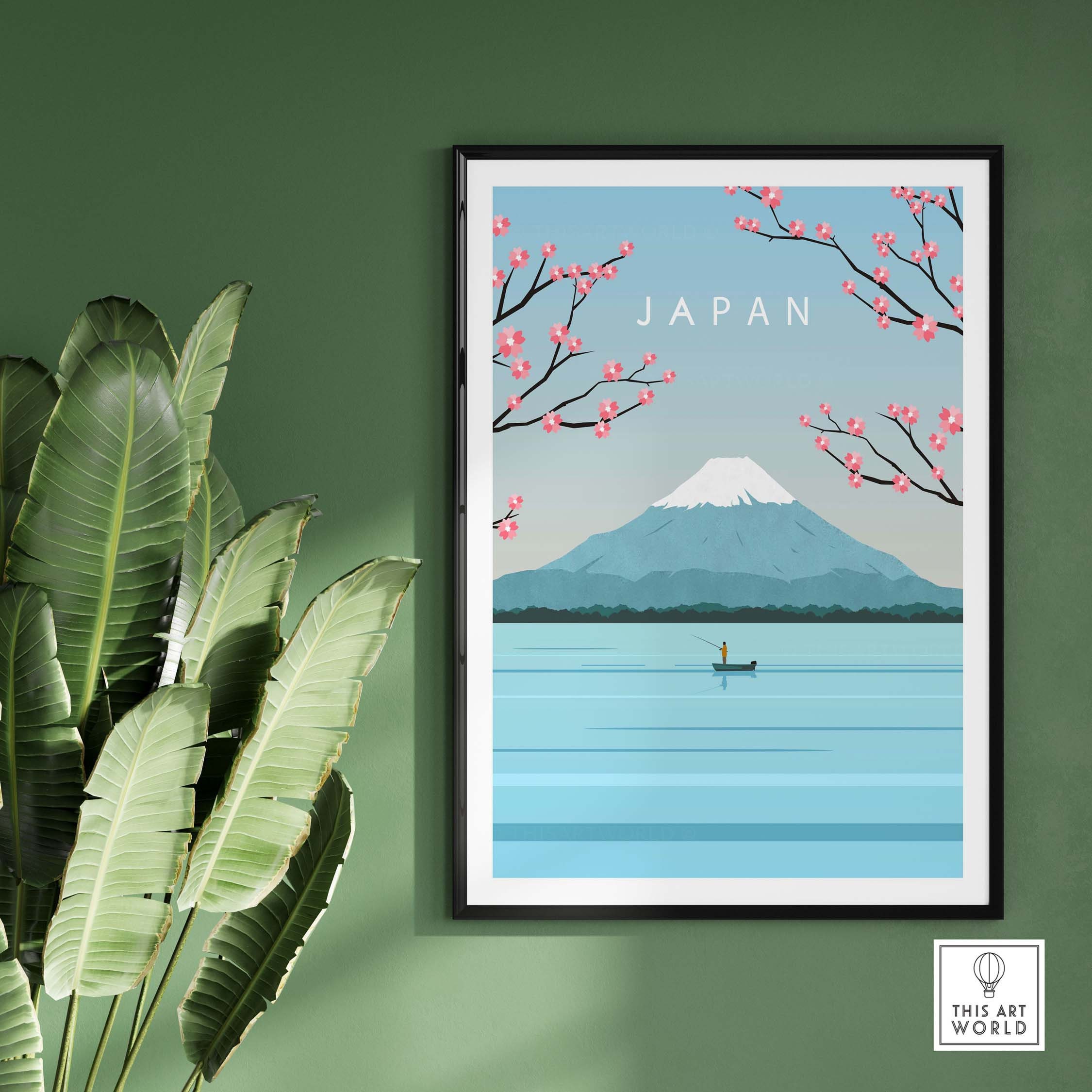 Japan Print Japanese Travel Poster Japan Wall Art Mount Fuji Artwork  Japanese Wall Decor Asia Travel Gift Framed & Unframed Art - Etsy