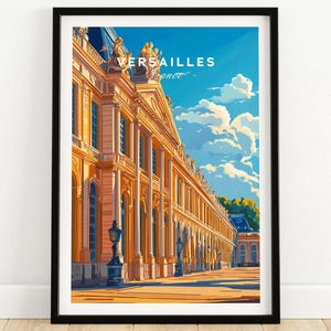 Versailles Wall Art Versailles Travel Print Wall Art France Wall Hanging Home Decor Versailles Art Lover Gift Versailles Birthday Present
