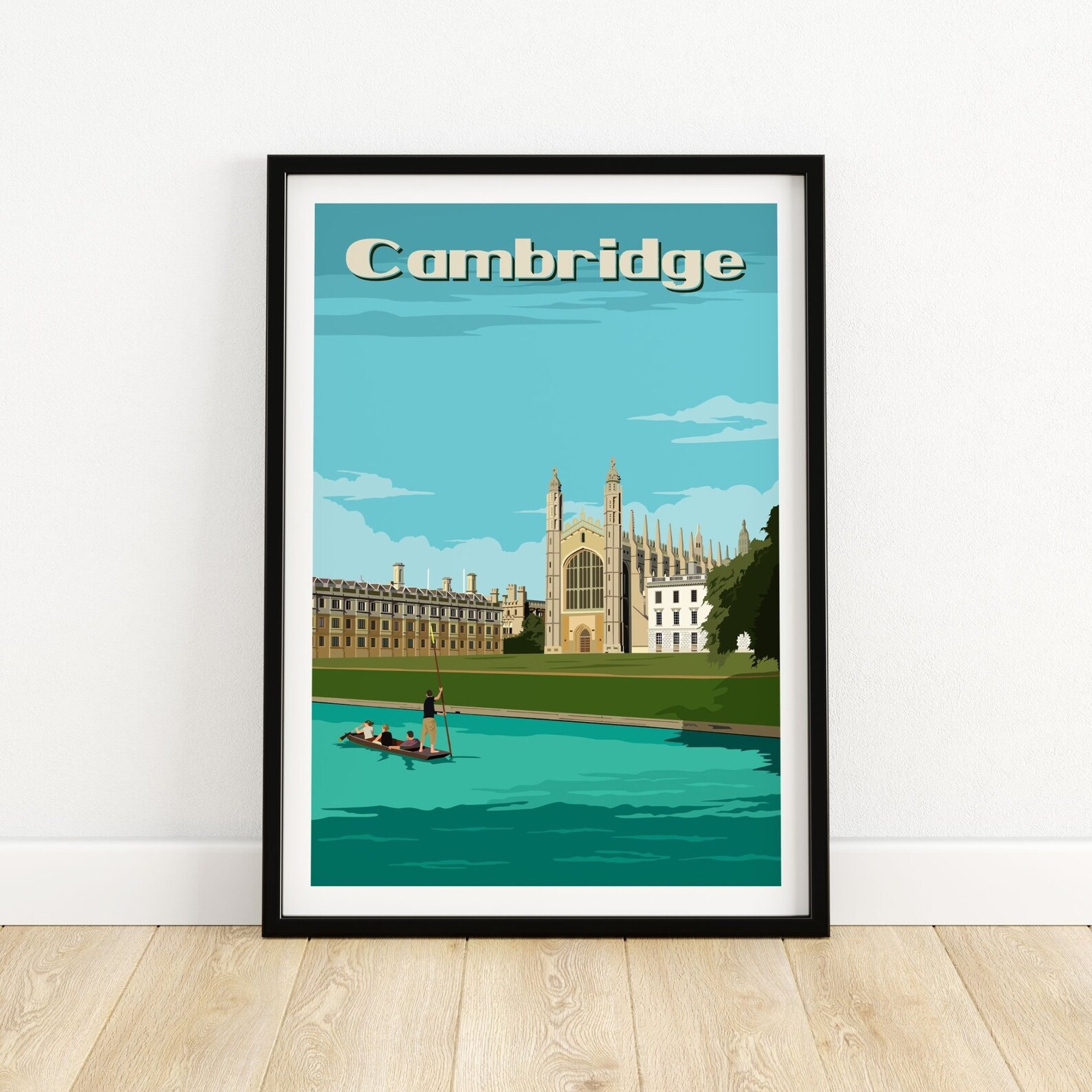 Cambridge Print Cambridge Poster Cambridge Wall Art Etsy