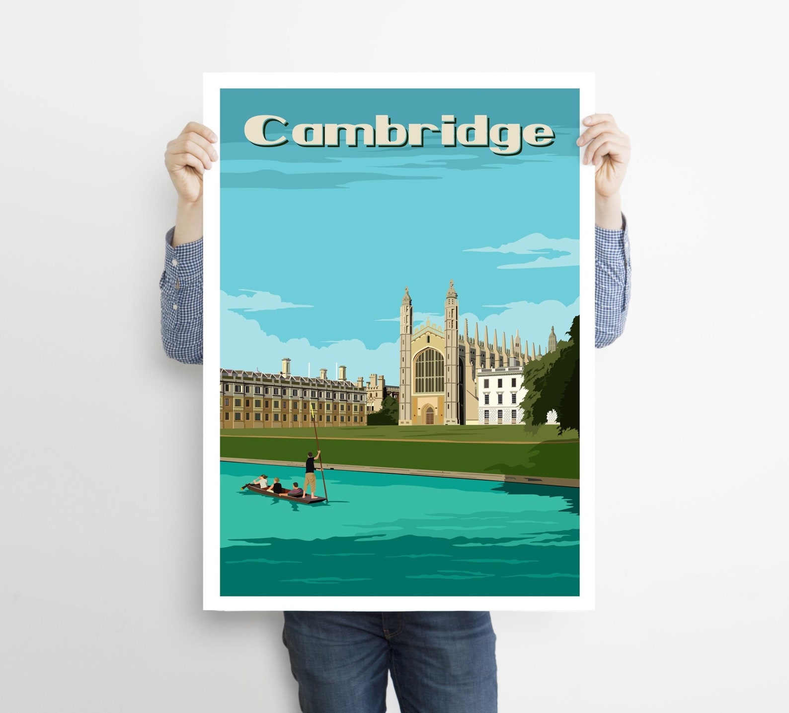 Cambridge Print Cambridge Poster Cambridge Wall Art Etsy