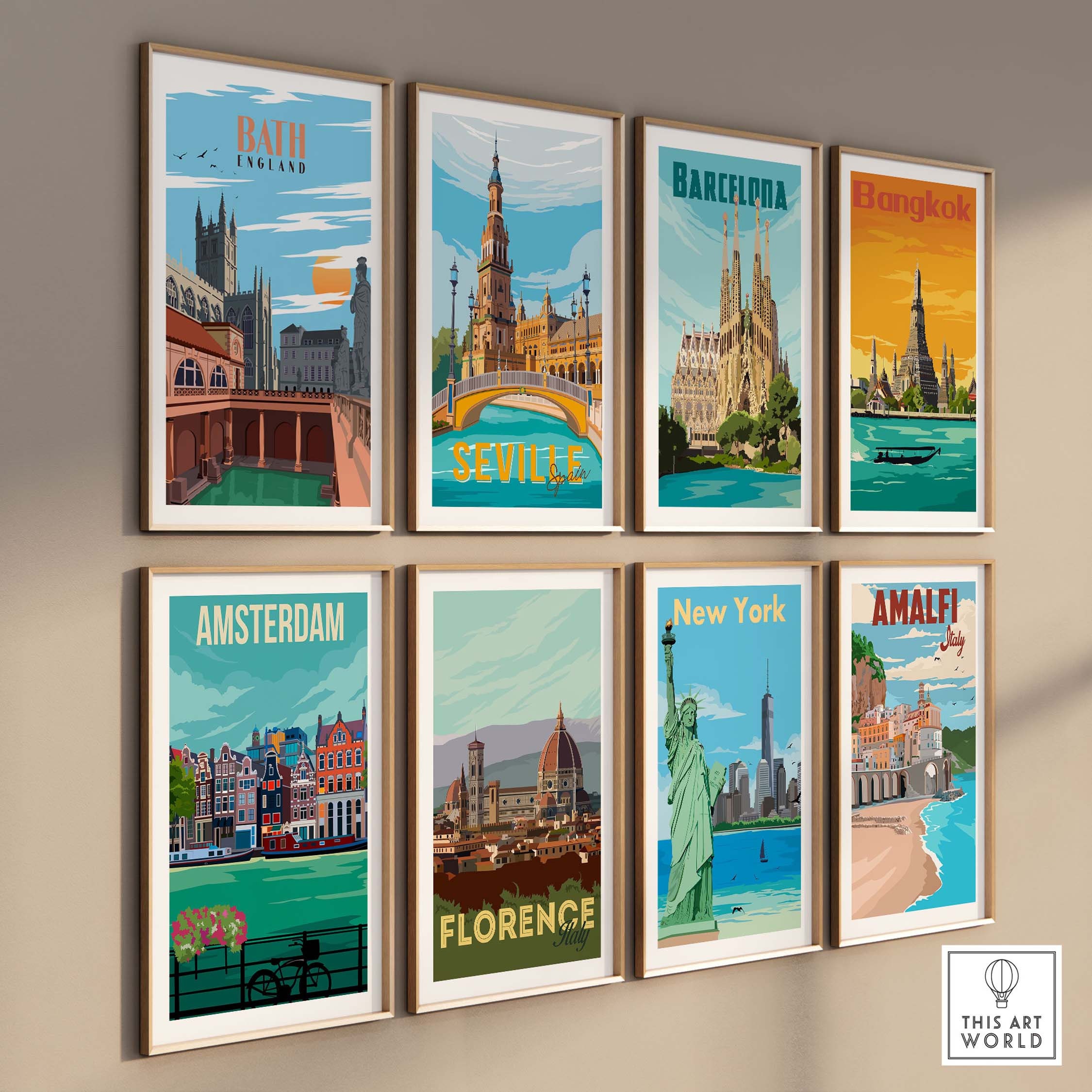 Discover Paysage D'Angleterre Cadeau Voyage Poster