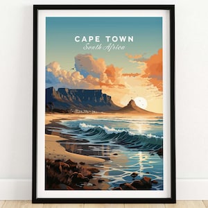 Table Mountain Poster Cape Town South Africa
