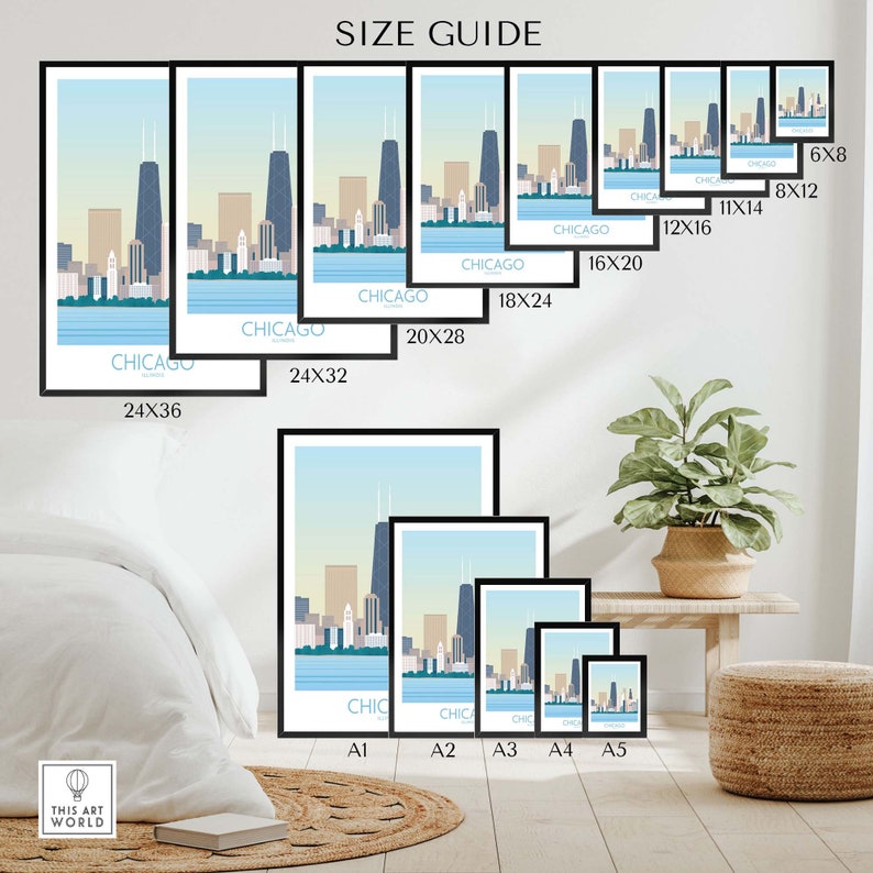 Chicago Skyline Print