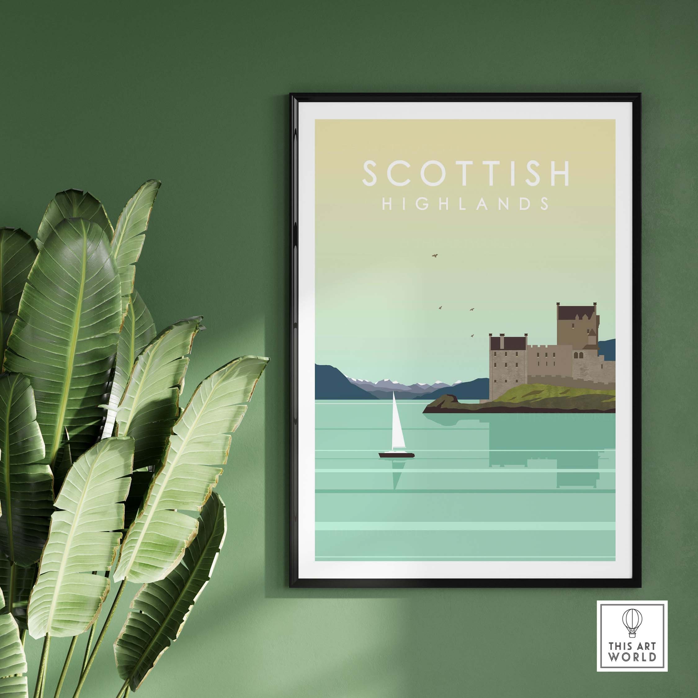 schottische-highlands-print-wandkunst-poster-schottland-etsy-de
