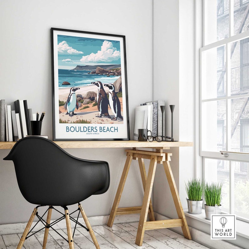 Boulders Beach Poster-This Art World