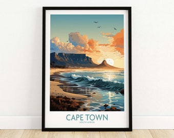 Table Mountain Print Cape Town South Africa