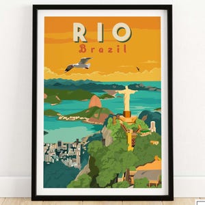 Póster mural de Río de Janeiro - Regalo de Brasil