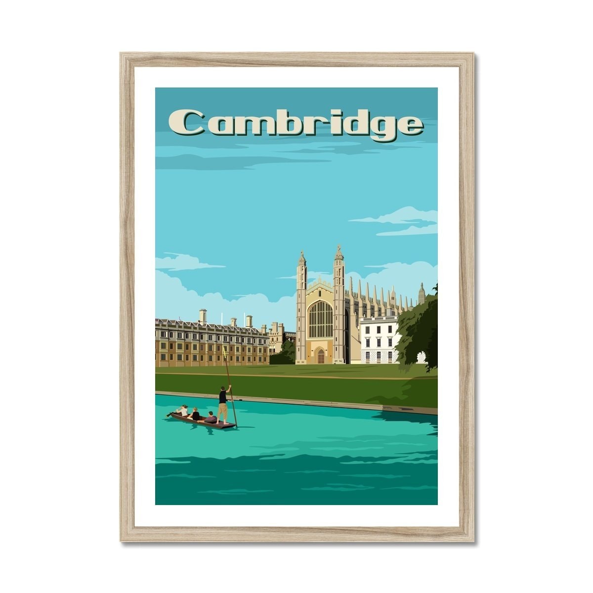 Cambridge Print Cambridge Poster Cambridge Wall Art Etsy