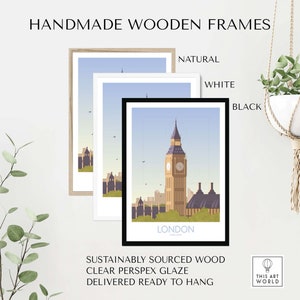 London Print Travel Poster