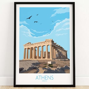 Athens Greece Wall Art Poster