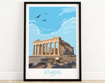 Athens Greece Wall Art Poster