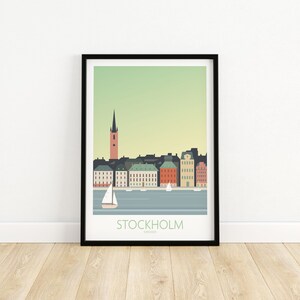 stockholm poster stockholm painting wall decor stockholm travel stockholm travel poster stockholm travel poster