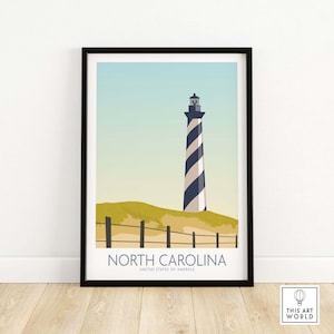 North Carolina Wall Art Print