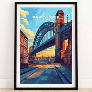 Newcastle Wall Art Poster Print