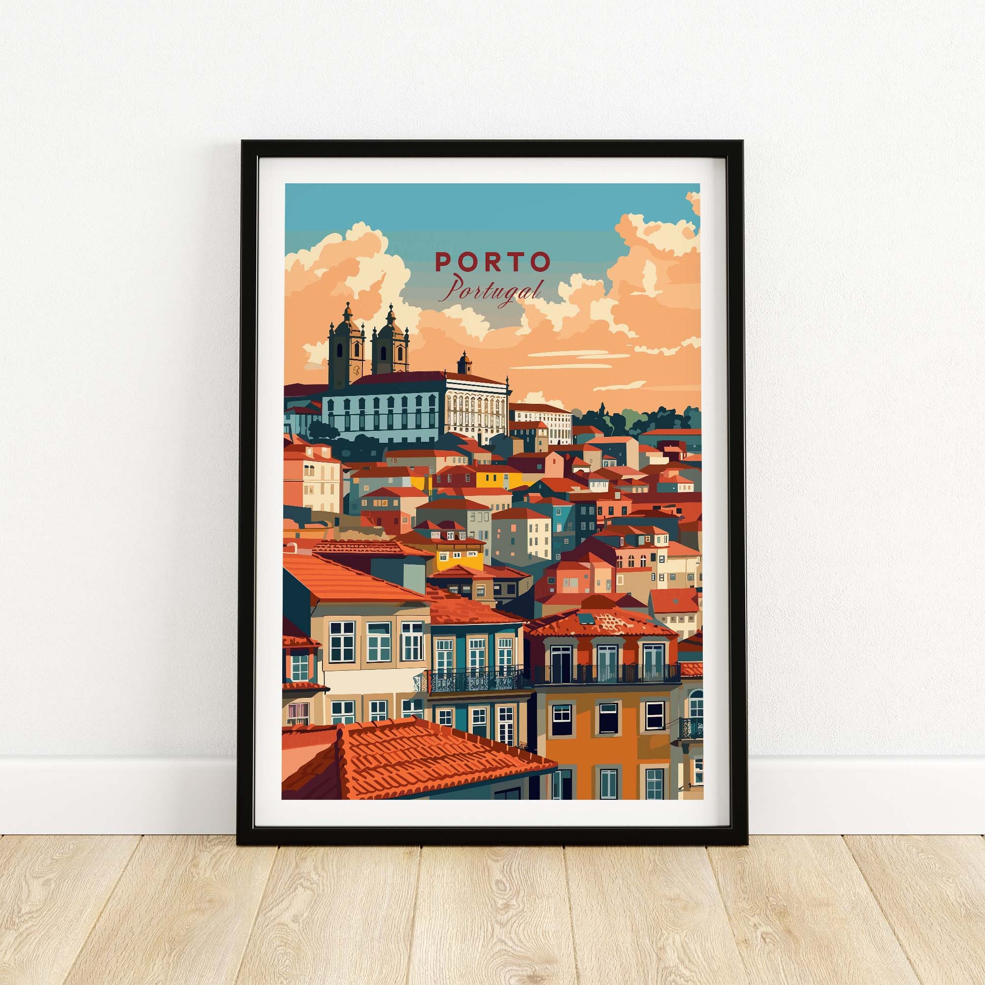 Porto Poster Wall Art Poster Print, Personalized Gift