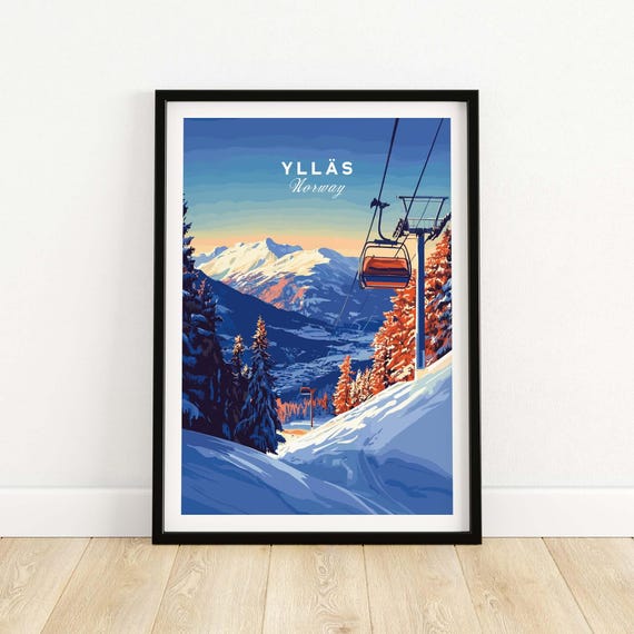 Ski Resort Zauchensee Webcam Live Ylläs Ski Resort Art Print