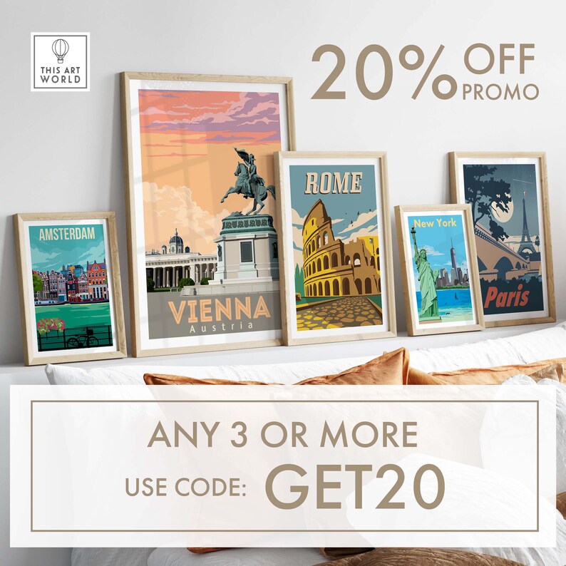 Vienna Poster Austria Print Vienna Wall Art Austrian Etsy