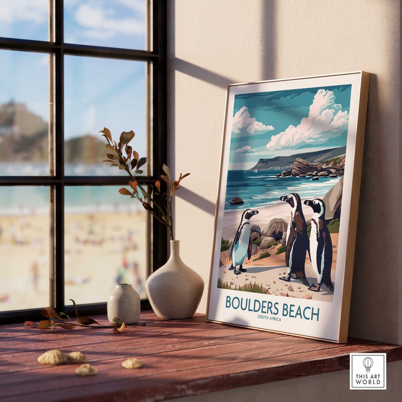 Boulders Beach Poster-This Art World