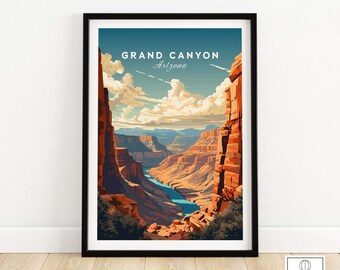 Poster del Grand Canyon / Regalo di compleanno / Regalo di anniversario di matrimonio / Regalo di compleanno / Regalo di anniversario di matrimonio