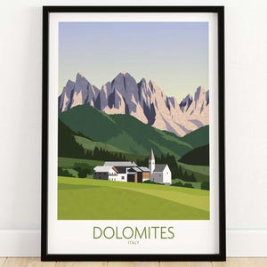 Dolomites Wall Art Print | Italy Poster