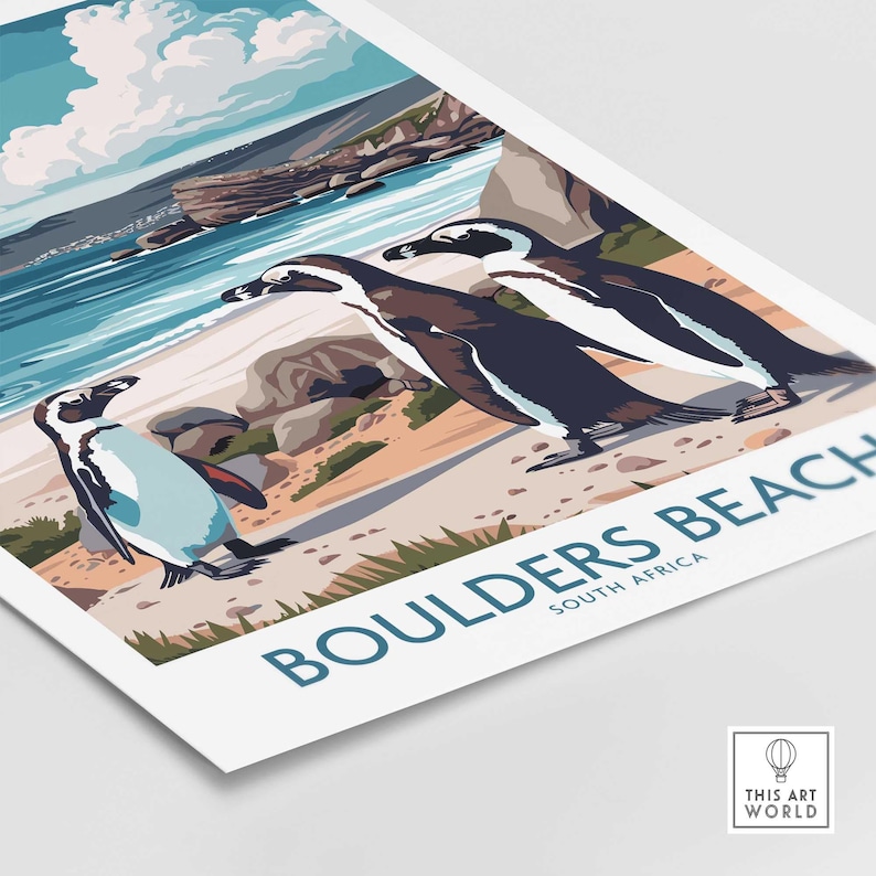 Boulders Beach Poster-This Art World