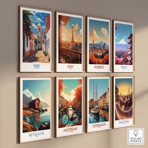 Faro Print Portugal part of our best collection or travel posters and prints - This Art World