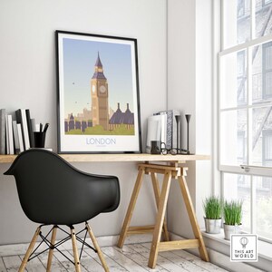 London Print Travel Poster