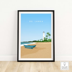 Sri Lanka Travel Poster Print