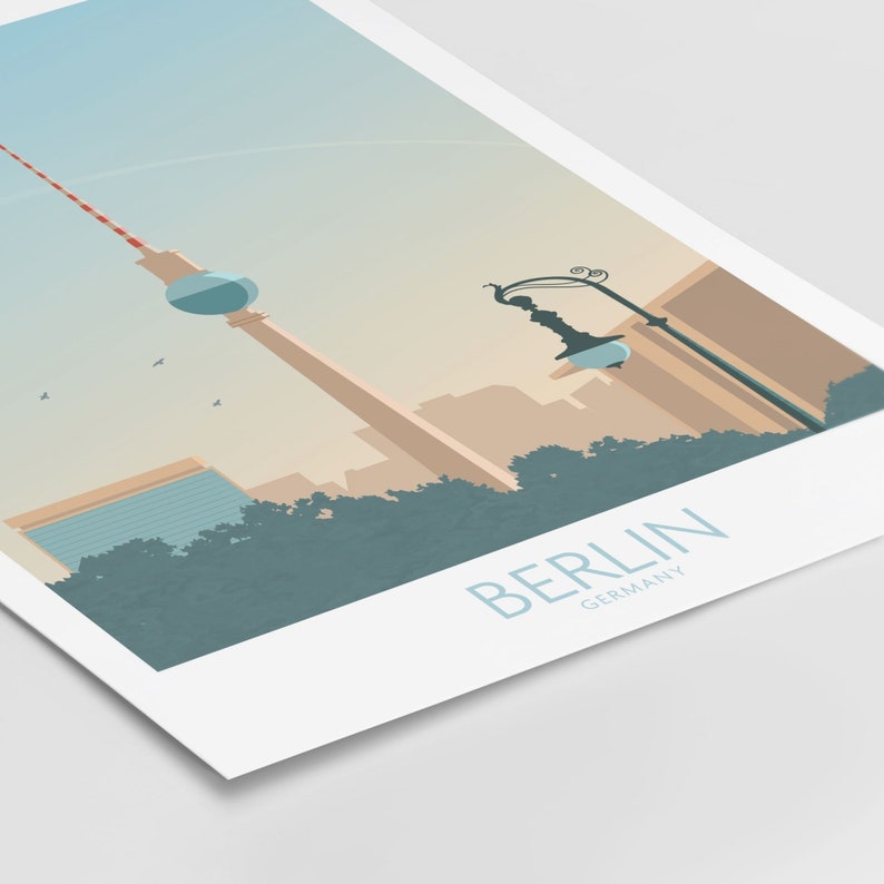 Berlin Poster Print Wall Art Berlin City Home Decor Berlin | Etsy