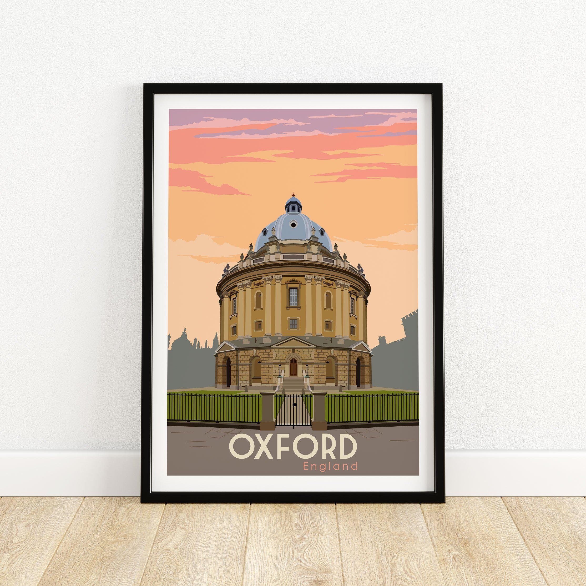 Oxford Print Oxford Poster Wall Art Oxford Gift Idea Etsy