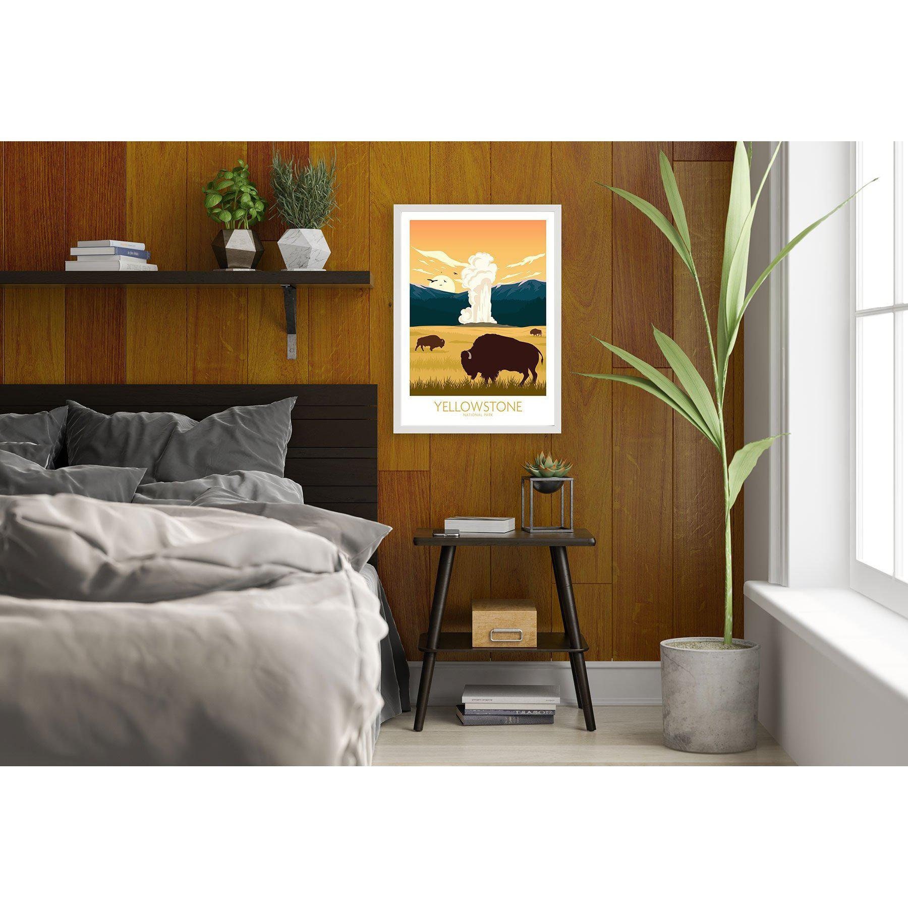 Yellowstone Wall Art National Park Poster Wall Art Etsy