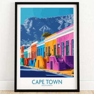 Table Mountain Cape Town Poster South Africa