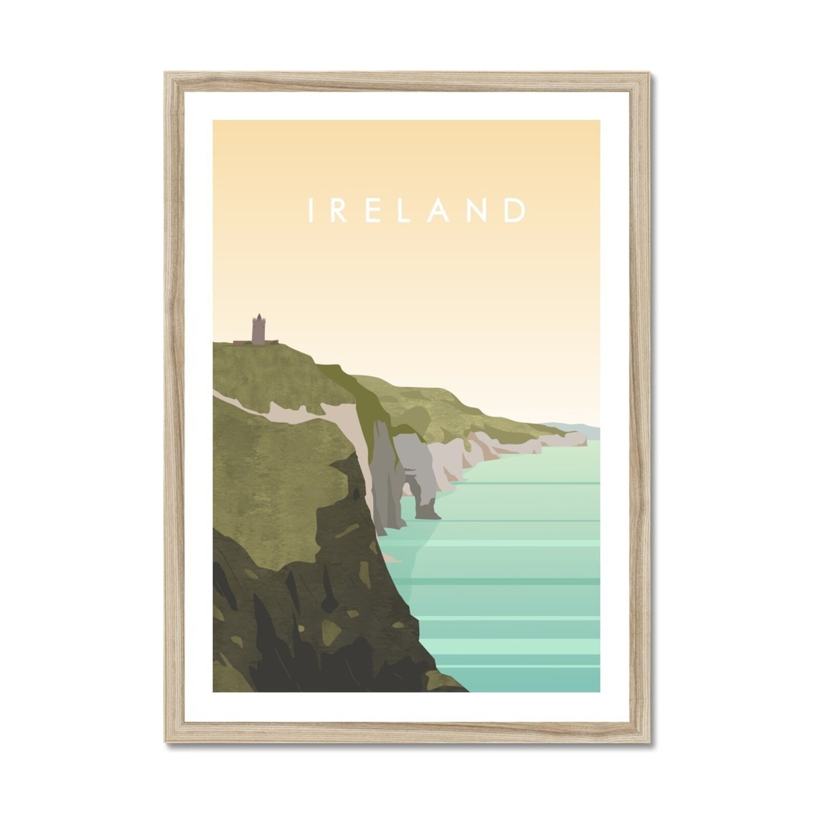 Ireland Poster Print Irish Wall Art Travel Poster Wall Etsy
