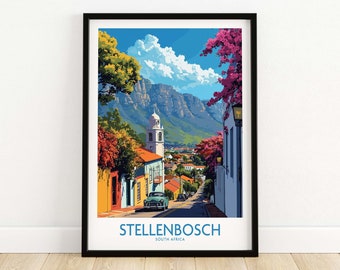 Stellenbosch Travel Print