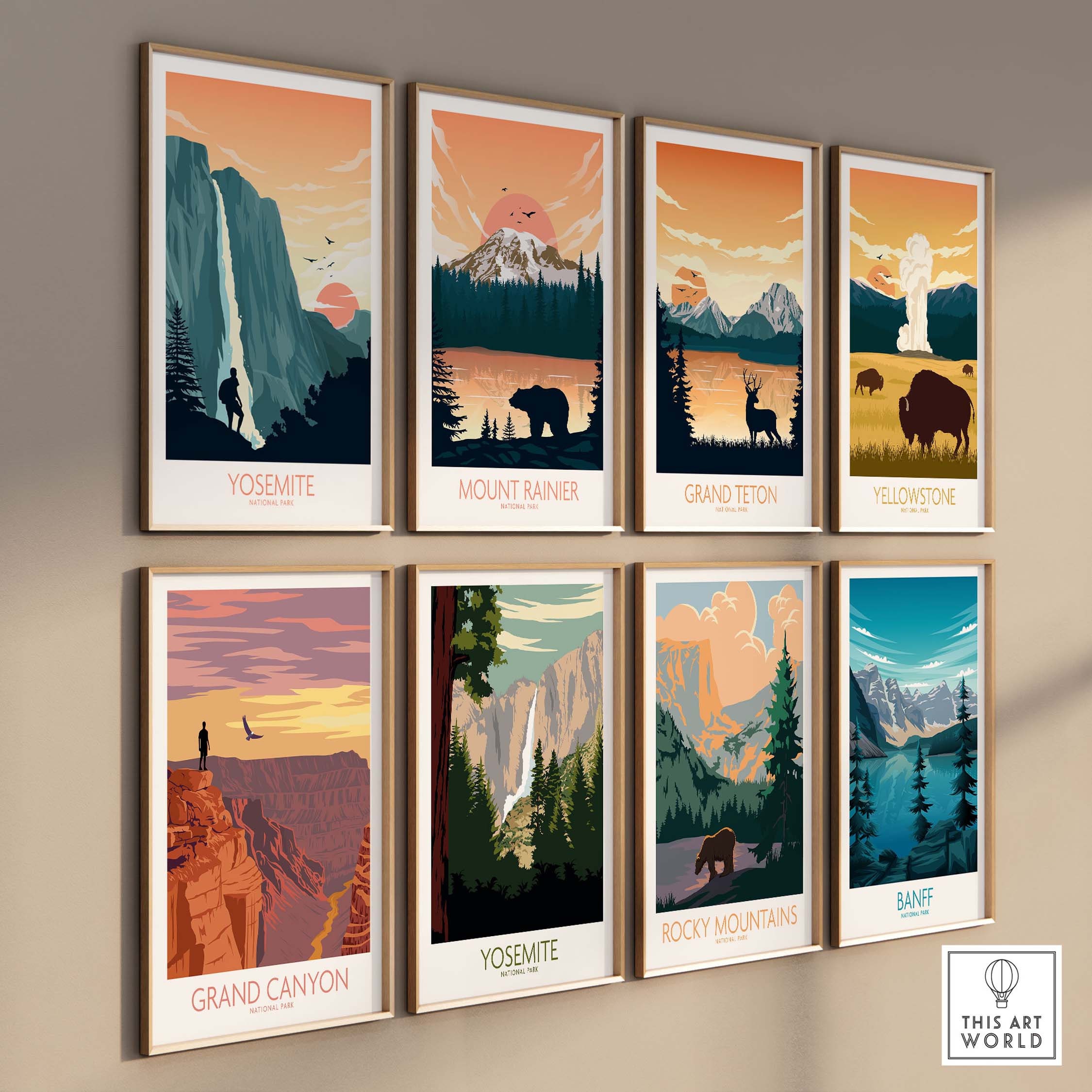 Discover Parc National De Yosemite Poster