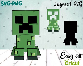 Download Minecraft Creeper Svg Etsy