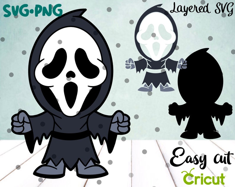 Download Chibi Scream SVG Layered Cut File Easy Cut Cricut ...