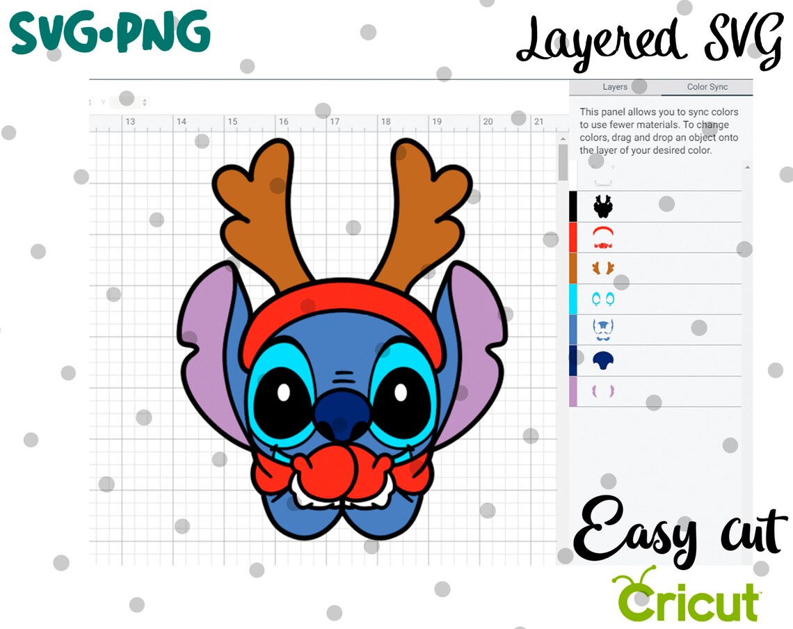 Download Layered SVG Christmas Stitch Bundle Cricut Silhouette Cut ...