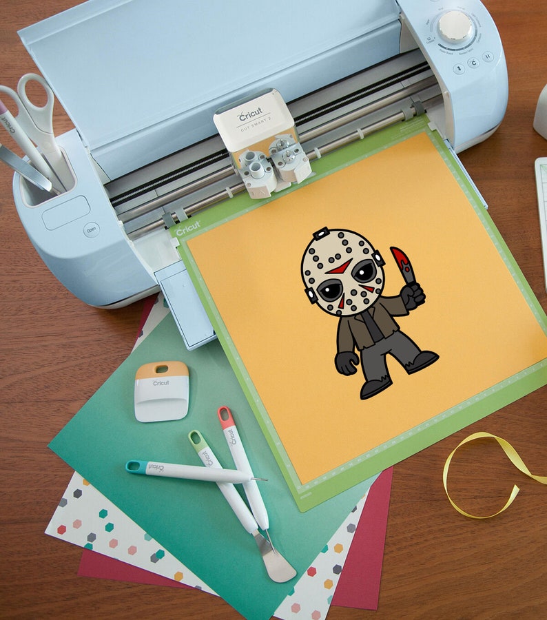 Download Chibi Jason SVG Layered Cut File Easy Cut Cricut Halloween ...