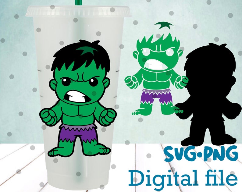 Download Baby Hulk SVG Layered Cut File Easy Cut Cricut Avengers ...