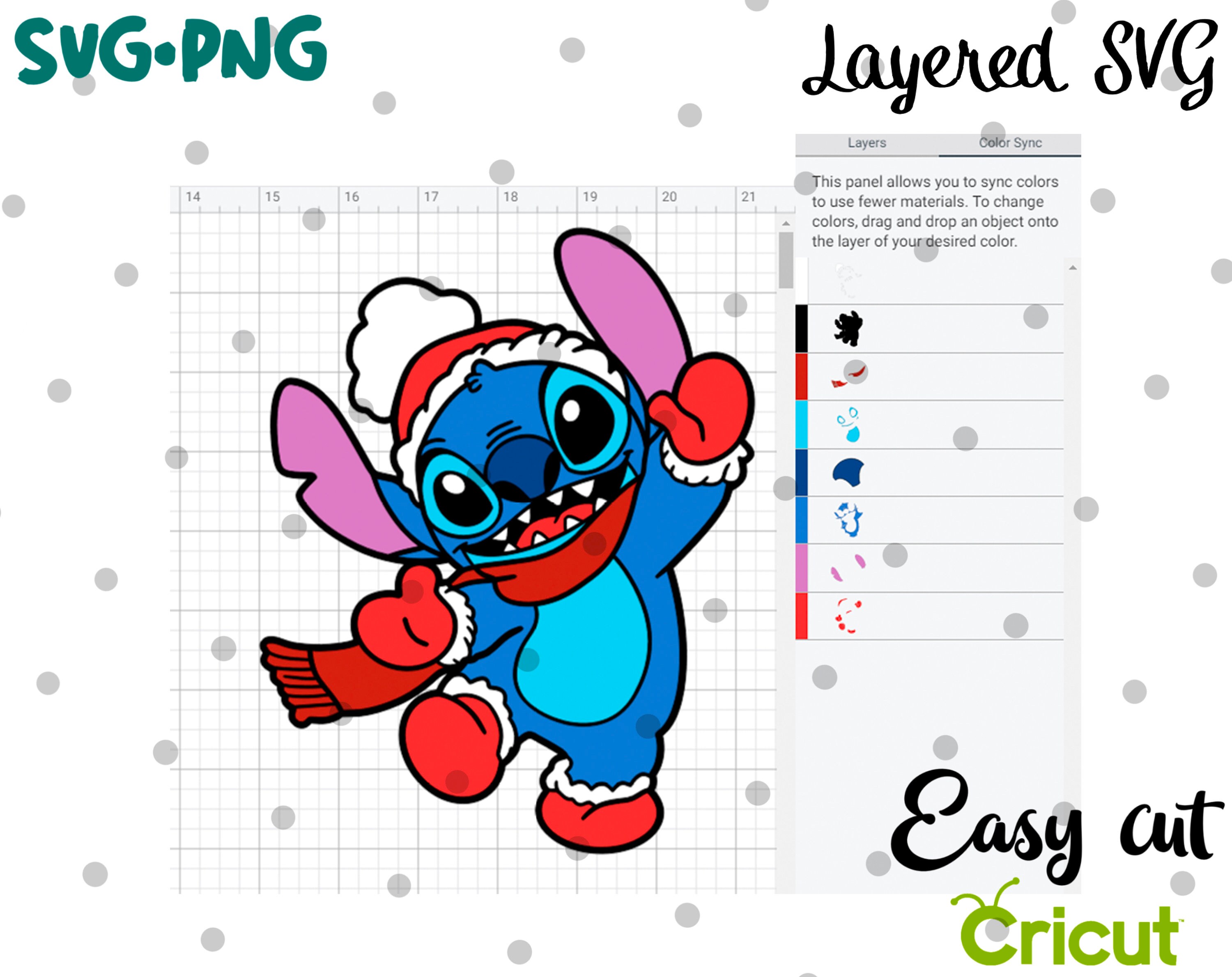 Download Layered SVG Christmas Stitch Bundle Cricut Silhouette Cut ...