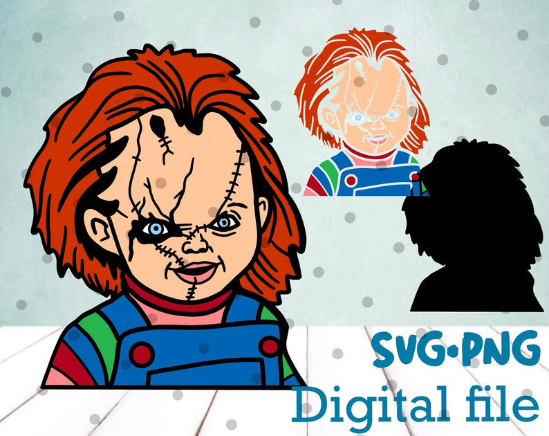 Download Chucky SVG Layered Cut File Easy Cut Cricut Halloween svg ...