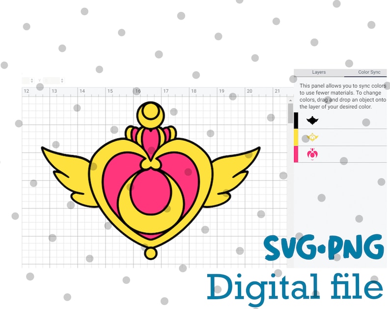 Download Layered SVG Sailor Moon Bundle Cricut Silhouette Cut File ...