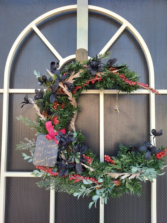 Custom Mourning Wreath Etsy