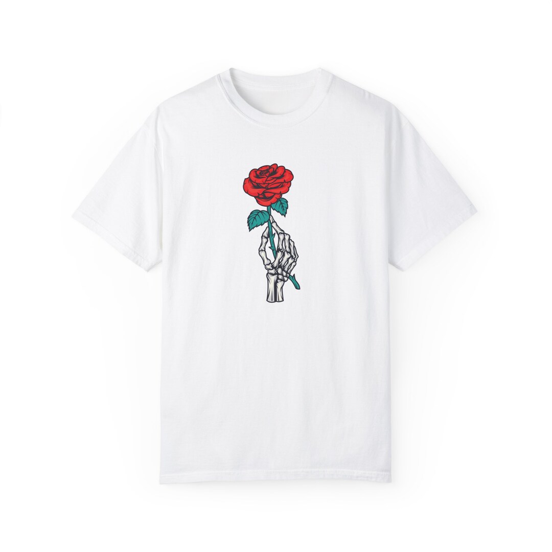 Rose Through Tee Rose T-shirt - Etsy