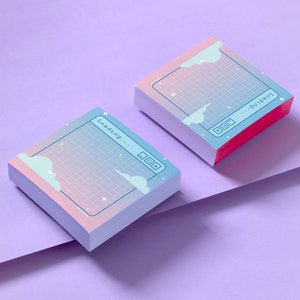 Loading Sticky Notes-  Kawaii Art, Aesthetic, Stationery, geek