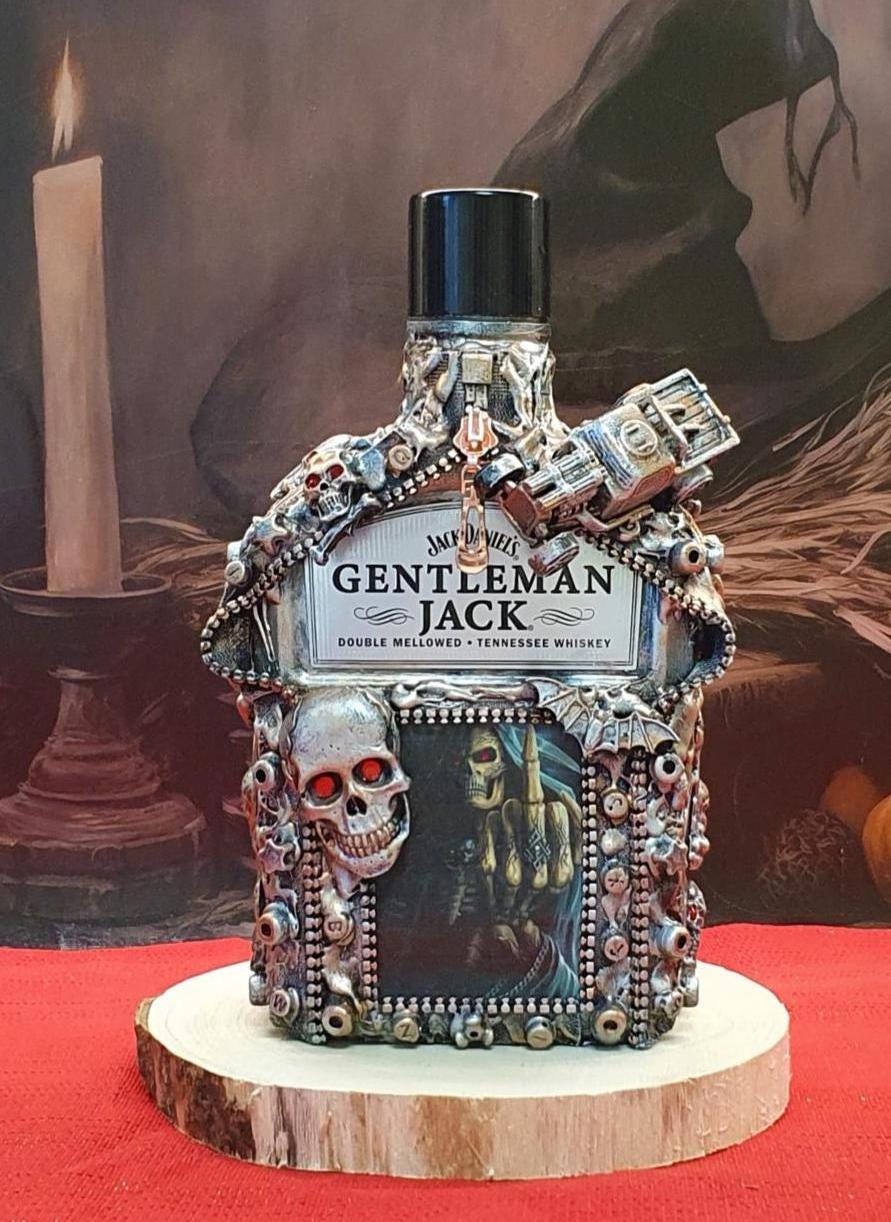 Jack daniels skull bottle - Etsy 日本