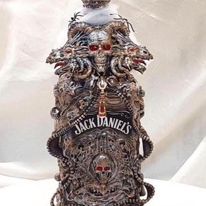 Jack daniels skull bottle - Etsy 日本